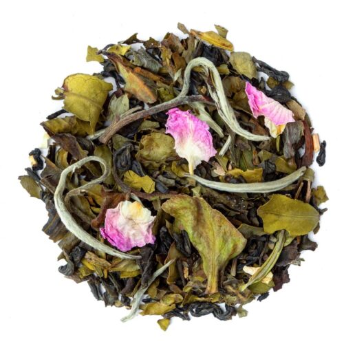 thé blanc rose vanille