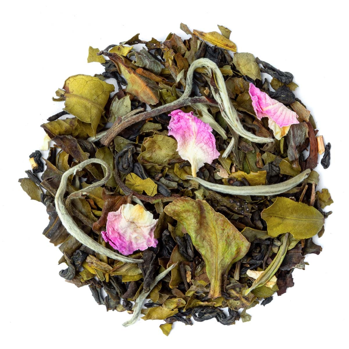 thé blanc rose vanille