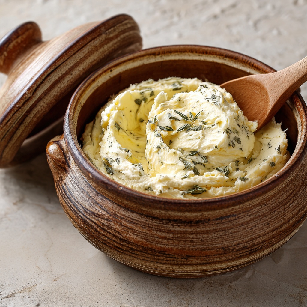 Beurre composé au thé