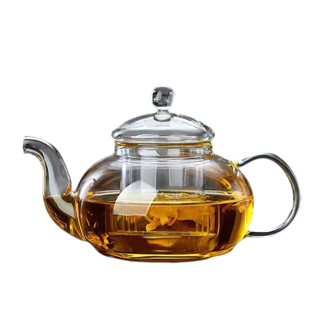 Théière en verre borosilicate 400 ml avec filtre — ID2T